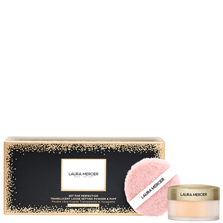 Laura Mercier Set For Perfection Translucent Loose Setting Powder & Puff Translucent Honey (Limited Edition) 29g